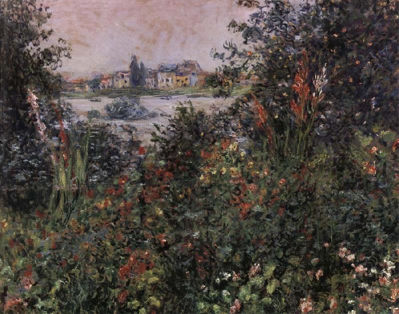 Claude Monet Fleurs a Vetheuil